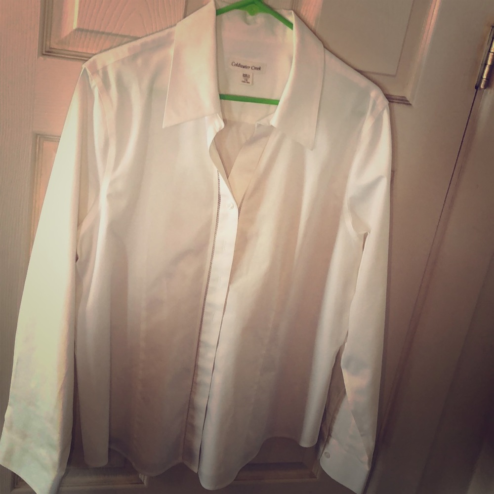 Long sleeve button up blouse